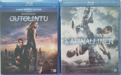 DIVERGENT OUTOLINTU JA OUTOLINTU - KAPINALLINEN BLU-RAY
