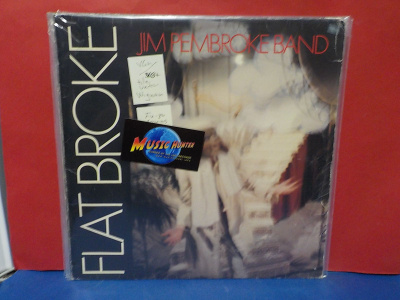 JIM PEMBROKE BAND - FLAT BROKE VG+/VG+ FIN -80 1.PAINOS LP