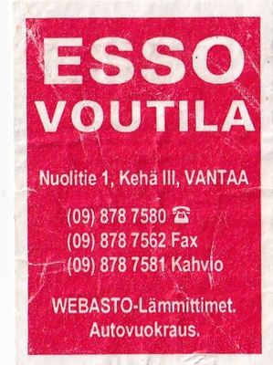 Vantaa, ESSO Vuotila   , 2/12