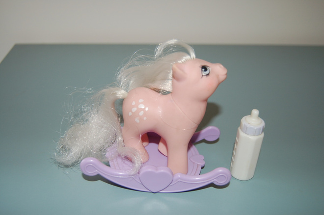 MY LITTLE PONY BABY BLOSSOM + TARVIKKEET / HASBRO 1984