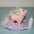 MY LITTLE PONY BABY BLOSSOM + TARVIKKEET / HASBRO 1984 - pikkukuva 1