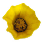 Royal Copenhagen keltainen vaasi/kulho, Kortzau 12 cm - pikkukuva 2