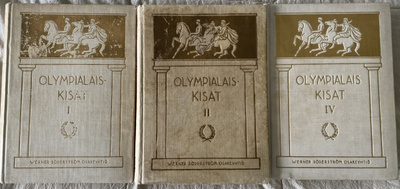 Vanhoja olympiakirjoja 3 kpl 1924-1932
