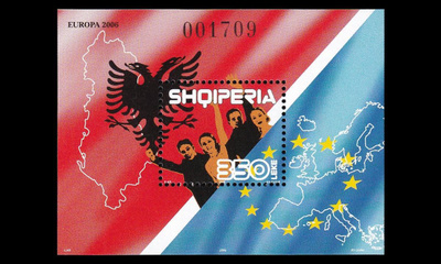 Albania 3144BL163 ** Europa integraatio (2007)