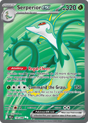 Serperior ex 156/086 - Black Bolt - NM/M