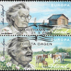 Åland 2007 V 20 Kirjailijoita EP LOISTO PARI LaPe 304+305 - pikkukuva 1
