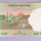 Intia 5 Rupees v.2009 UNC P-94A - pikkukuva 2