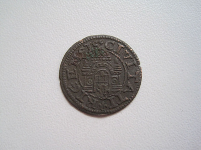 RIGA SHILLING 1575 RIGENSIS,CIVITATI,ARGENTEA.  126