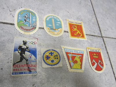VANHOJA KANGASMERKKEJÄ MM HKIN OLYMPIAKISAT 1952