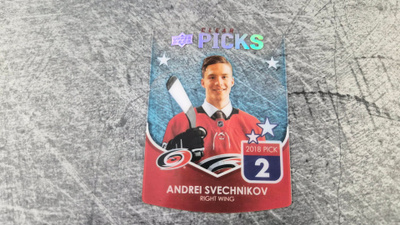 Andrei Svechnikov 2021-22 Upper Deck Clear Picks