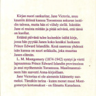 Jane Victoria kirjat osat 1 ja 2 - L.M.Montgomery - pikkukuva 4