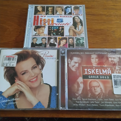 Kotimaista cd:t 3 kpl