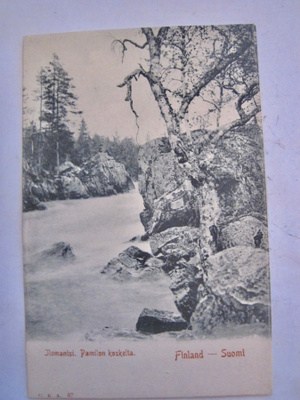 VANHA Postikortti Ilomantsi ennen 1905