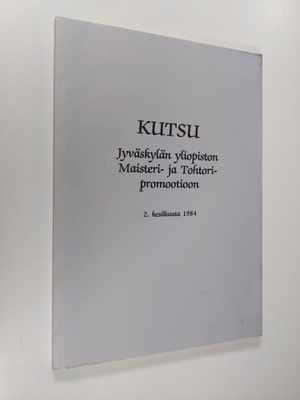 Jyväskylän yliopiston maisteri- ja tohtoripromootio 2. ke...