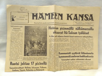 Hämeen Kansa 31.7.1953