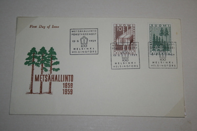 FDC kuori 15.5.1959 sahateollisuus