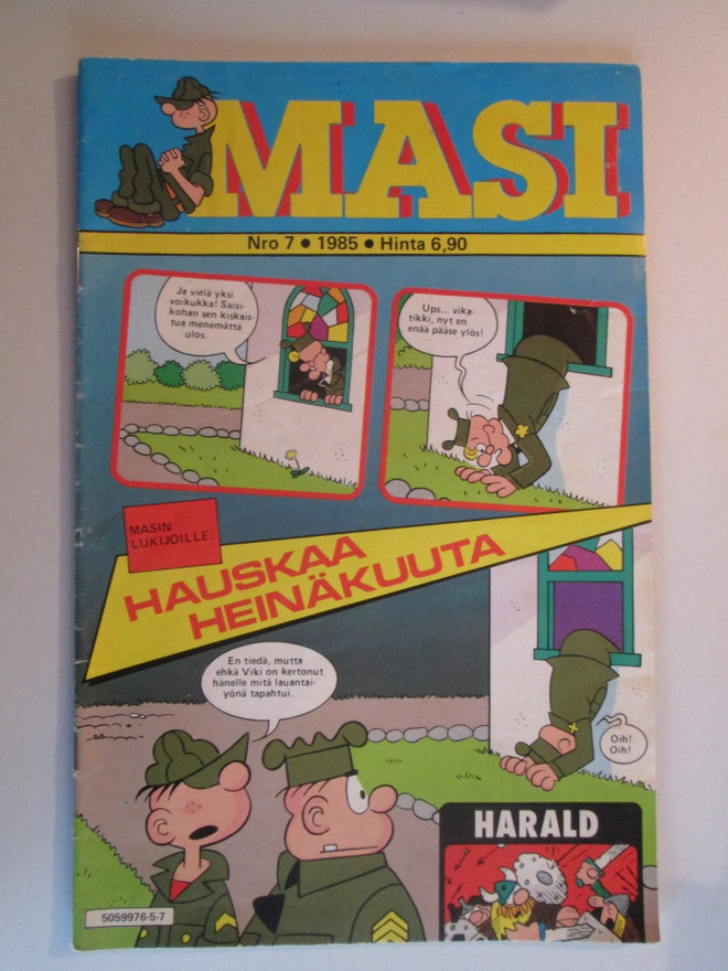 MASI HUUMORIPITOINEN SARJAKUVALEHTI 7 /1985