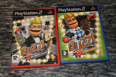 Buzz peli Sporttivisa ja Hollywood leffavisa (PS2)