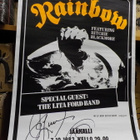 RAINBOW KEIKKAJULISTE 1983 TURNERIN NIMMARILLA - pikkukuva 1