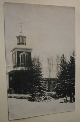 Jepua, Jepuan kirkko, talvikuva, mv valokuvapk, p. 1924