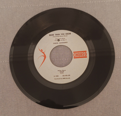 Carol Lawrence Tell Me Lies 7"Single