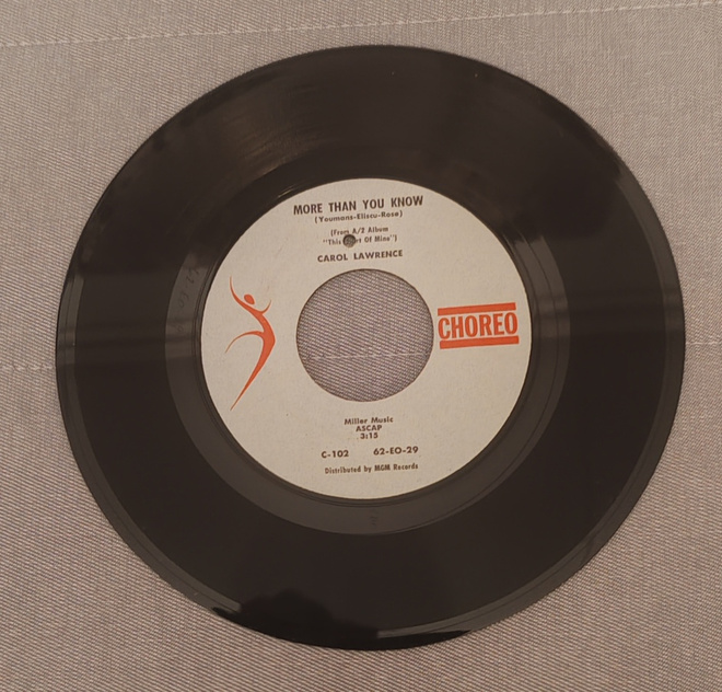 Carol Lawrence Tell Me Lies 7"Single