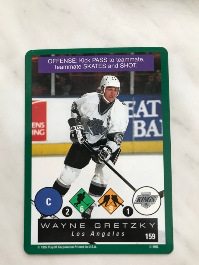 1995-96 Playoff Hockey One on One Challenge Wayne Gretzky