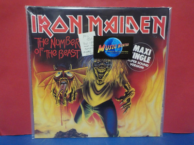 IRON MAIDEN - THE NUMBER OF THE BEAST M-/EX- 12"MAXI LP