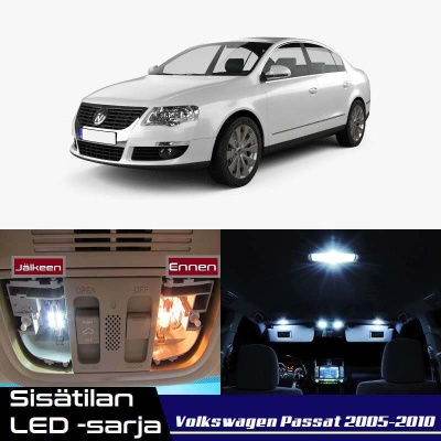 VW Passat (B6) Sisätilan LED-sarja 17-osainen