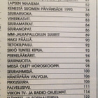 SEURA LEHTI 16/ 1990 36 V. TAKAA SIS.LUETTELO KUVAT 2 ja 3 - pikkukuva 3