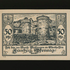 Saksa Notgeld 50 Pfennig, Büdingen 1.11.1918 - pikkukuva 1