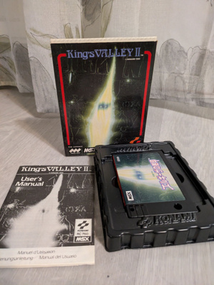 King's Valley 2 MSX CIB