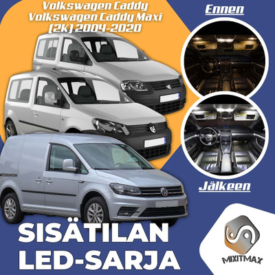 VW Caddy (2K) Sisätilan LED-sarja 12-osainen
