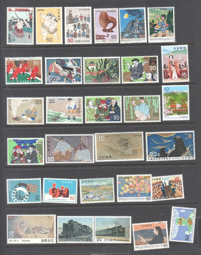 Japani merkkejä sivullinen postituoreena 3