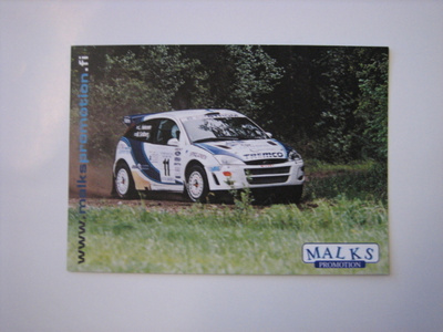 Ford rallikortti 15 C: Ford Focus - Mika Sohlberg