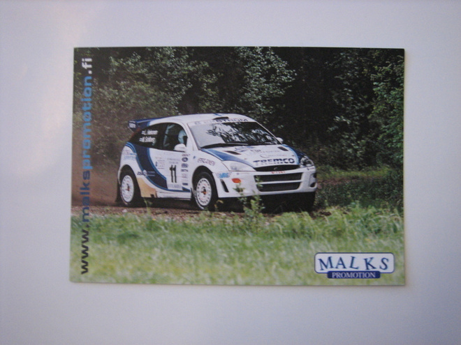 Ford rallikortti 15 C: Ford Focus - Mika Sohlberg