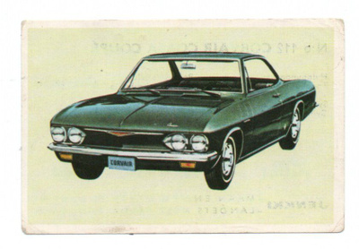Purkkakuva Hellas  AUTOSARJA n:o 112 CORVAIR CORSA COUPE