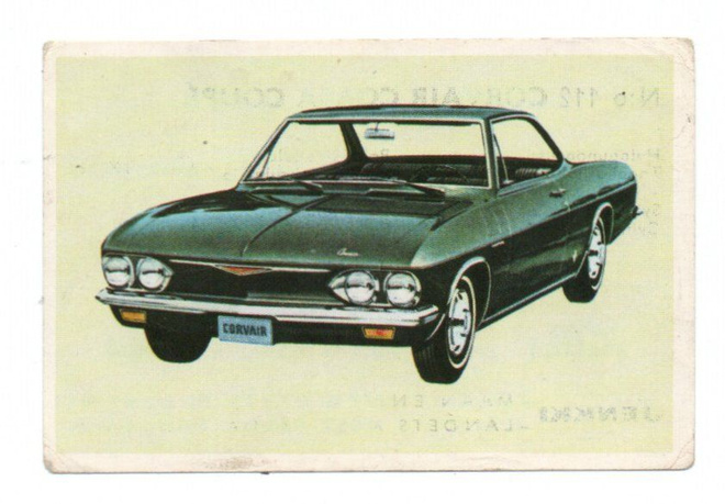 Purkkakuva Hellas  AUTOSARJA n:o 112 CORVAIR CORSA COUPE