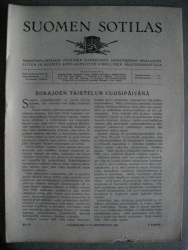 Suomen Sotilas Nro 15/1926 (15.3)