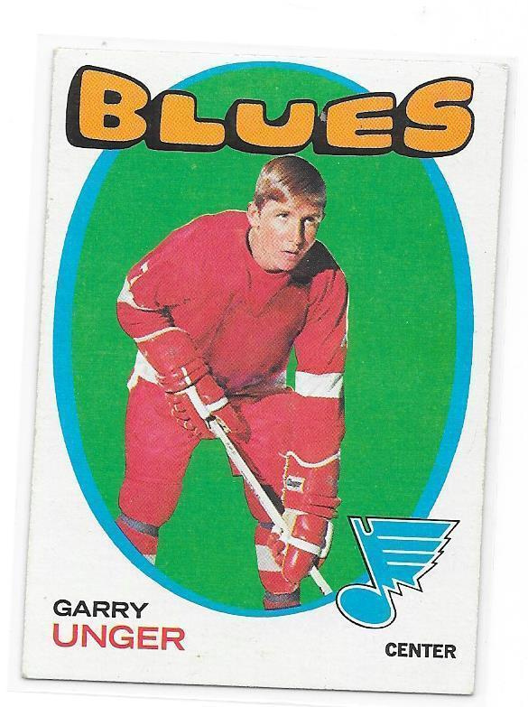 1971-72 Topps #26 Garry Unger St Louis Blues