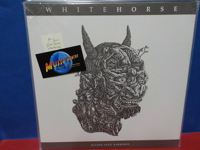 WHITEHORSE - RAISED INTO DARKNESS M-/M- MINI-ALBUM LP