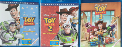TOY STORY 1 - 3  DVD SUOMIPUHE
