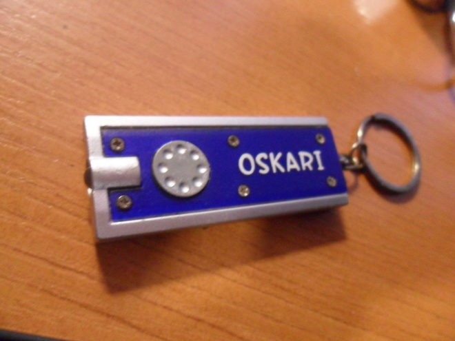 Vanha  avaimen perä  Oskari  Led valolla  toimiva.