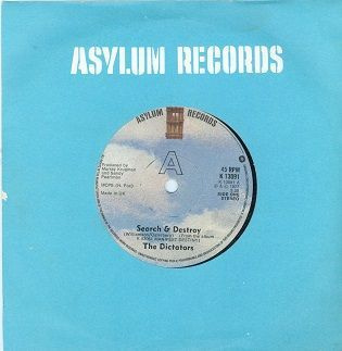 Dictators 7" Search & Destroy 1977