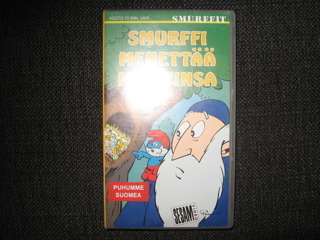 SMURFFIT*SMURFFI MENETTÄÄ MUISTINSA*Video/VHS