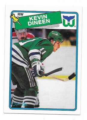 1988-89 OPC #36 Kevin Dineen Hartford Whalers