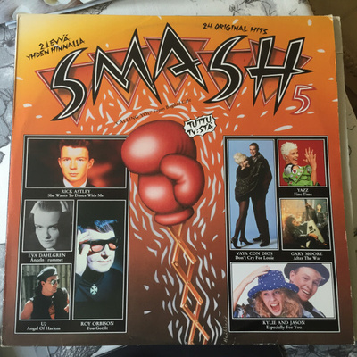 SMASH 5 (2-LP), 1989, mm. Gary Moore, Roy Orbison, Kylie M.