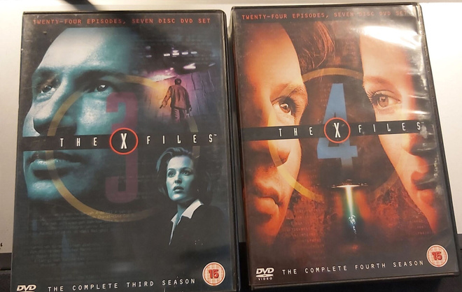 X-Files tv-sarja kaudet 3 ja 4