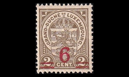 Luxemburg 112 * Käyttösarja 6/2 C (1915)