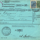 POSTIOSOTUS ANTTANALA-IMATRA (20P SININEN UUDELLEENKÄYTTÖ) - pikkukuva 1